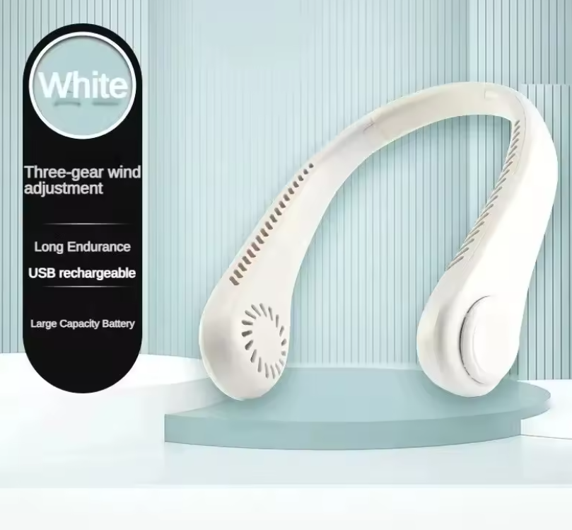 Ventilador portátil de cuello sin aspas – Frescor instantáneo