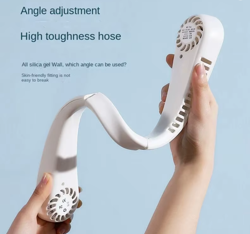 Ventilador portátil de cuello sin aspas – Frescor instantáneo